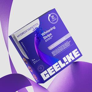【CEELIKE】 Hydroxyapatite Dental Strips - Mint & Cedar Flavor, 14 Strips, 30-Minute Application