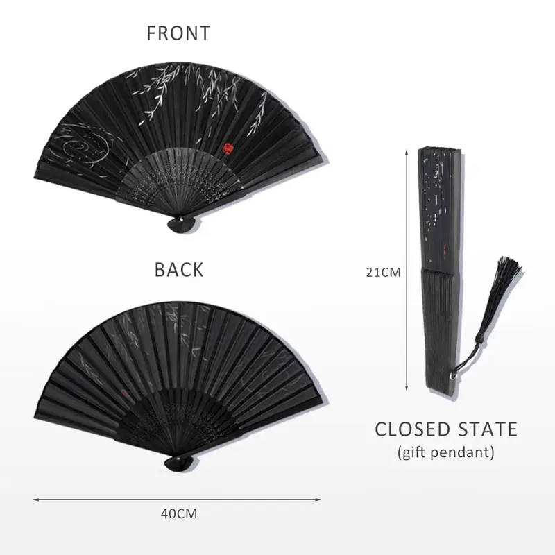 Bamboo Folding Fan | Silk | Chinese Style 6