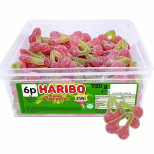 Haribo Happy Cherries Zing Candies 6p Tub 690g