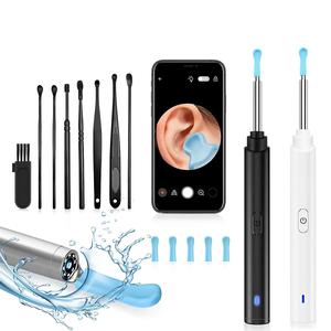 Ear Wax Removal Tool Camera, 1 Box Ear Irrigation Kit Ear Cleaner with Light & Camera & Accessories, Earwax Removal Kit Compatible with Cell Phones & Tablets, Christmas Gift, Ear Wax Removal Camera, Ear Cleaning Kit, Earwax Remover, Ear Pick Set