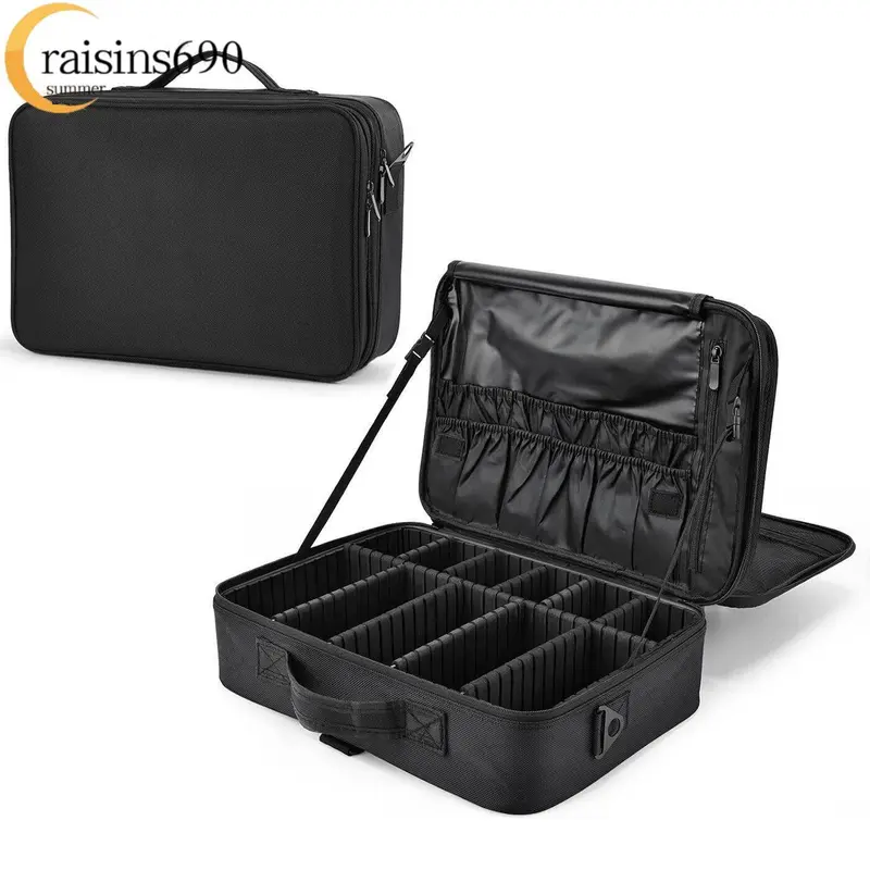 Extra Large Make Up Vanity Case Storage Box Organizer Cosmetic Travel Beauty Bag makeup 2