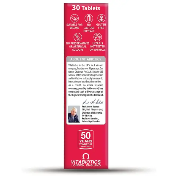 Iron Tablets High Strength Tablets with Vitamin C, B12 & Folic Acid, 30 Vegan Supplements for Women and Men, Energy Support, Healthcare Dietary Supplement 4