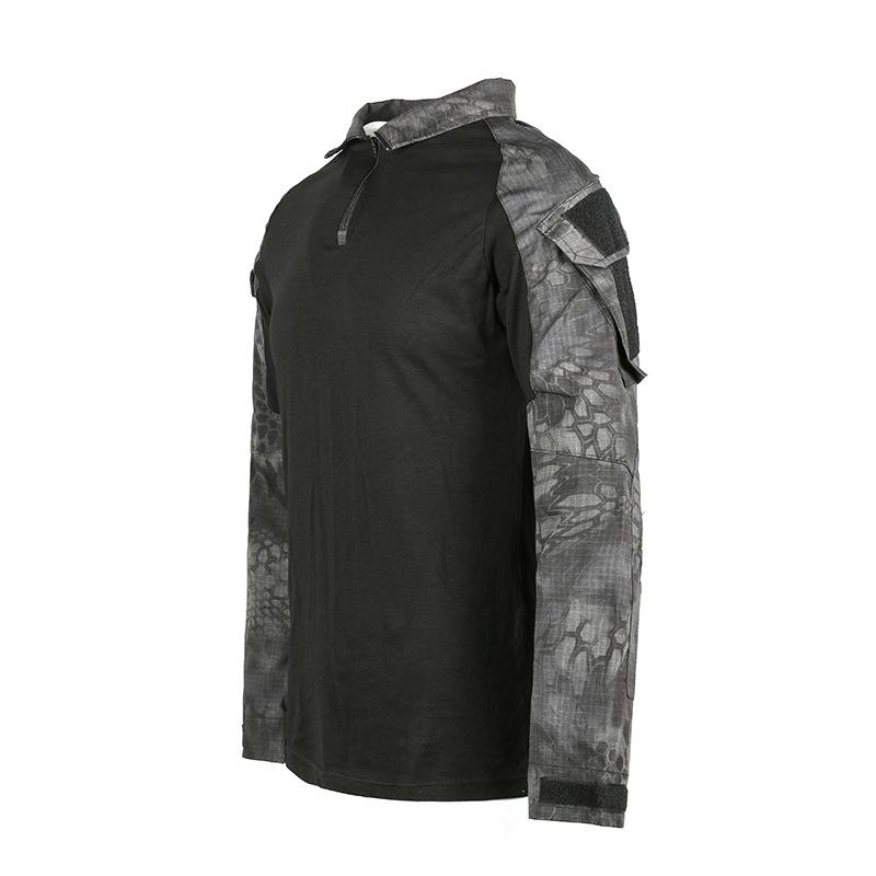 Product Introduction of Men's Outdoor Tactical Hiking T-Shirts,Hunting  Camouflage Long Sleeve Hunting Climbing Shirt,Male Breathable Sport Clothes 8