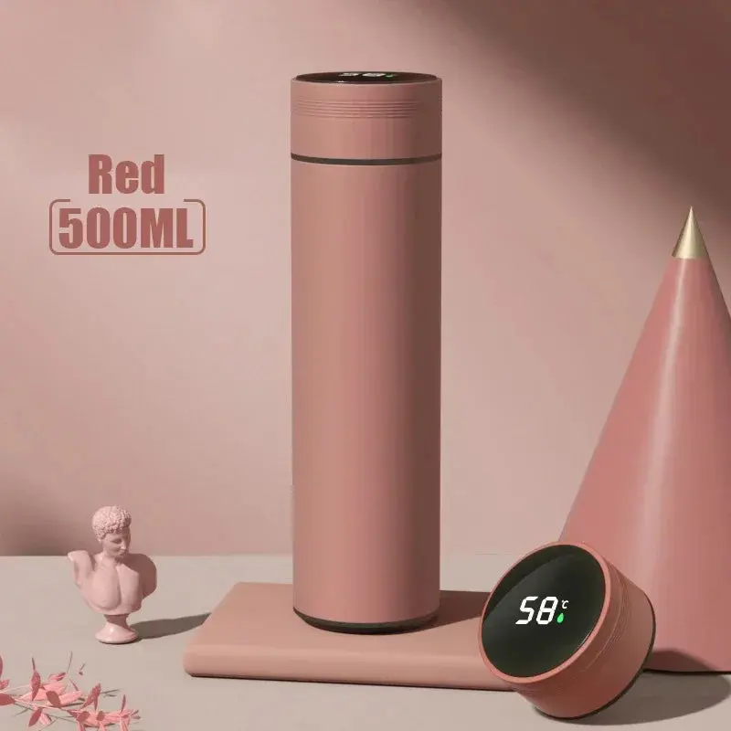 500ML Temperature Display Thermos Cup Stainless Steel Divided Thermos Bottle Outdoor Vacuum Insulated Cup Father's Day Gift 5