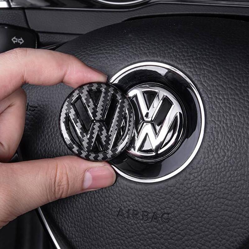 Product Introduction of Car Steering Wheel Emblem Sticker Interior Accessories For Volkswagen GTI Polo Golf Passat Scirocco Beetle Tiguan Magotan 5