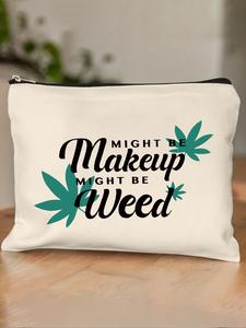 Leaf Pattern Makeup Bag, Cosmetics Travel Bag, Wallet Pencil Case, Stationery Bag, Multifunctional Bag, Gift for Friends, Girlfriend Gifts