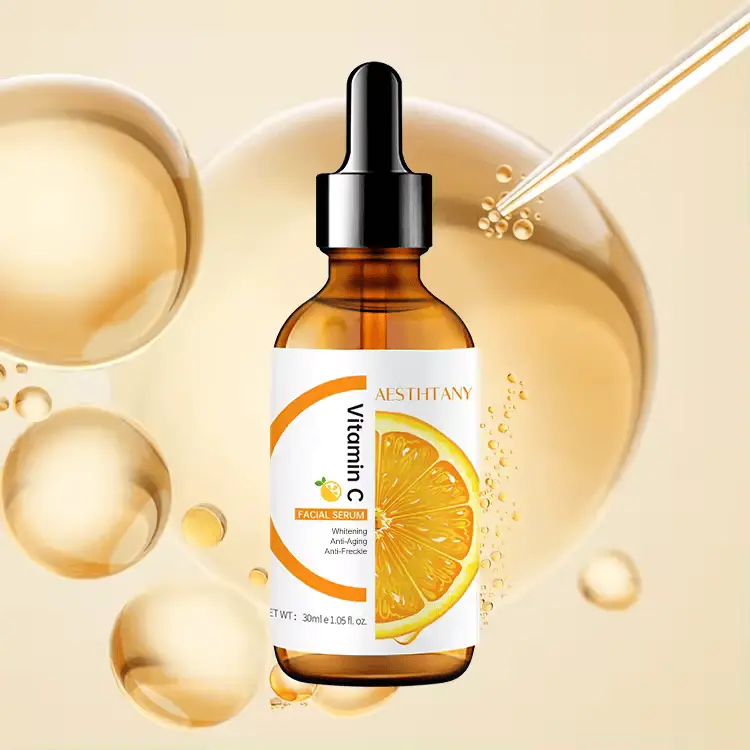 Vitamin C Face Serum by AESTHTANY – Brightening, Anti-Aging & Hydrating – 30ml Glow Booster growth moisturizing Skin Repair