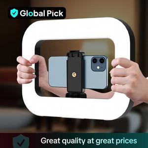 Portable Handheld Ring Fill Light, USB Rechargeable Phone Selfie Light, Desktop Selfie Light, Phone Accessories for Live Streaming, Vlogging & Photography, Protective