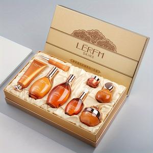 LNFK 8-Piece Luxury Skincare Set for Women - Lifting, Firming, and Brightening with Hyaluronic Acid, Niacinamide, and Peptides for Deep Moisturizing and Pore Tightening - The Perfect Holiday Gift