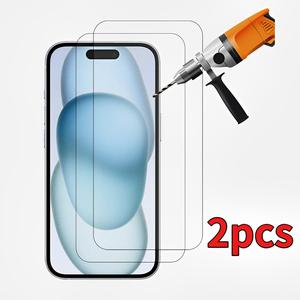 Tempered Glass Screen Protector, 2 Counts HD Anti-scratch Phone Screen Protective Film, Phone Accessories Compatible with iPhone 13/13 Pro