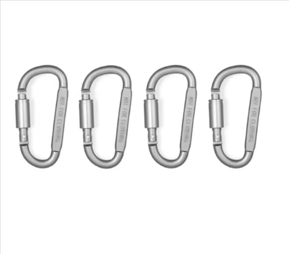 4-6PCS Carabiner Set For Key Camping Survival EDC Outdoor Keychain Clip Alloy Aluminum Tactical Caribiner Hook Karabiners 5