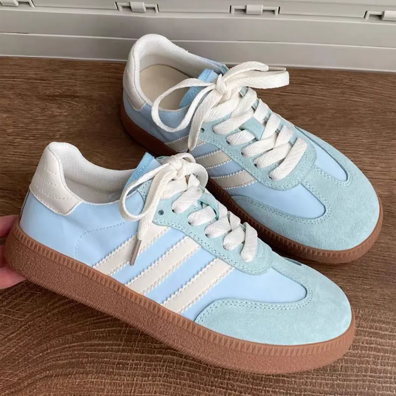 【50% discount】Women's Fashionable Colorblock Lace Up Low Top Sneakers, Casual Comfortable Breathable Running Sports Shoes, All-match Round Toe Shoes for Daily Wear, Closed
