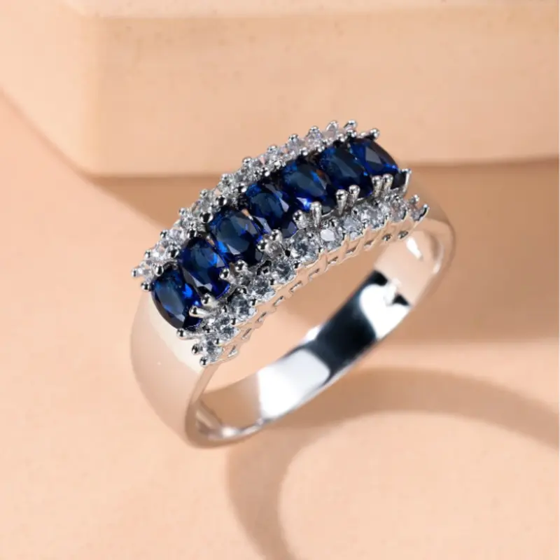 Simple fashion design round ring for women, gift for daily wear 1