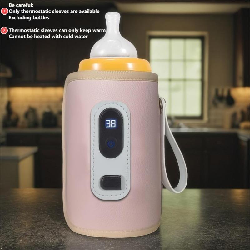 Product Introduction of Portable Bottle Warmer - Intelligent Digital Display Insulation Device - Keep Warm and Heat, Suitable for Various Bottles (USB Plug-In Version) 2