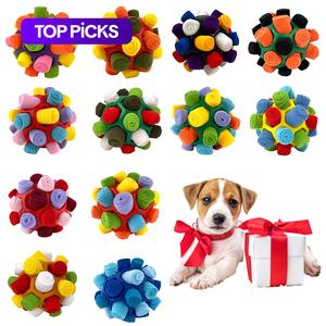 Gift For Pets, Dog Sniffing Ball, 1 Count Pet Food Snack Sniffing Ball Toy, Interactive Dog Teething Ball Toy, Dog Food Dispensing Toy, Fun Food Dispenser Toy For Dogs, Interactive Training Ball #TOP PICKS