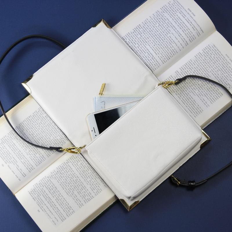 Pride and Prejudice Green Book Handbag Crossbody Purse 8