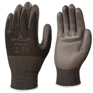 SHOWA S-TEX 541 PU Palm Abrasion & Cut Resistant Work Gloves for Precision Mechanics