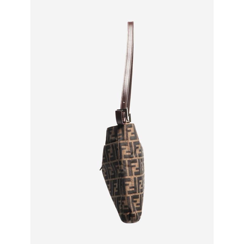Preowned Fendi Bag - Brown Zucca Canvas Mamma Baguette Shoulder Bag 1
