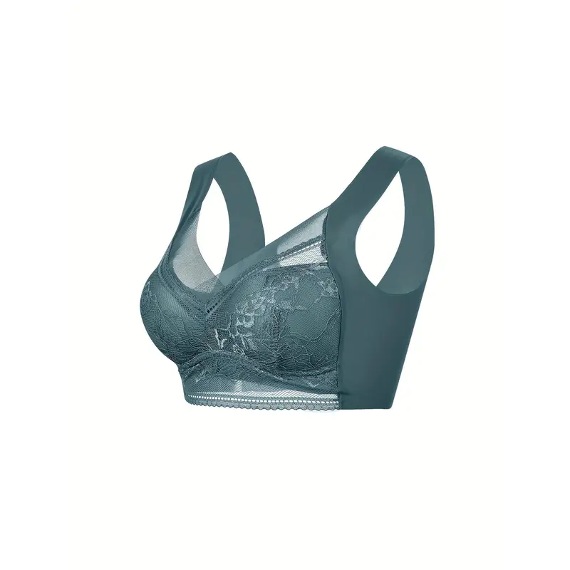 Ladies Elegant Lace Sports Bra 5-piece Set - Comfortable and Breathable Full Coverage Yoga and Sportswear 6