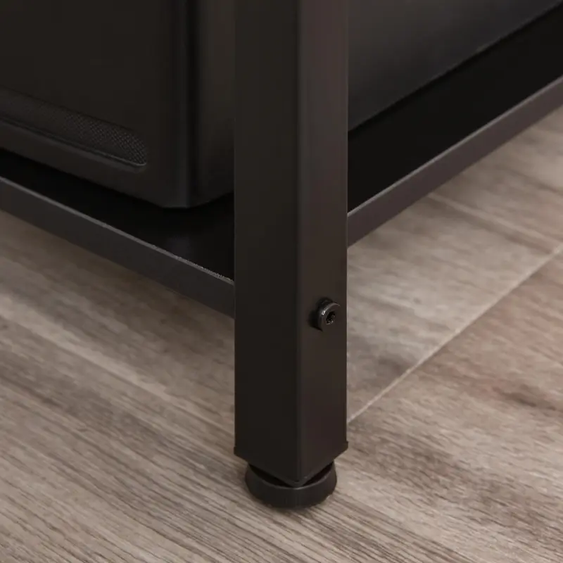 Computer Desk with Adjustable Storage Shelf Compact Gaming Workstation 4