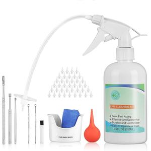 Ear Cleaning Kit, 1 Set Handheld Ear Wax Removal Tool Set, Easy To Operate Ear Wax Cleaning Tool, Ear Wash Kit for Adults & Children