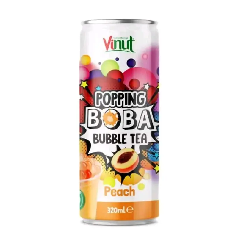 ViNut Popping Boba Bubble Tea Varieties! - 24 x 320ml Cans - Fun Flavoured Beverage Drinks 4