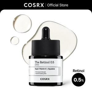 COSRX OFFICIAL The Retinol 0.5 Oil 20ML | Anti-aging Serum with 0.5% Retinoid Treatment for Face | Reduce Wrinkles, Fine Lines, and Signs of Aging | Gentle Skin Care for Day and Night | Not Tested on Animals | No Parabens