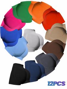 Women's Solid Color High Waist Gym Shorts, High Stretch  Comfortable Breathable   Tummy Control Butt Lifting Skinny  Shorts for Yoga Gym Workout Running, Ladies Sportswear for Indoor Outdoor Wear, Athletic Yoga Shorts