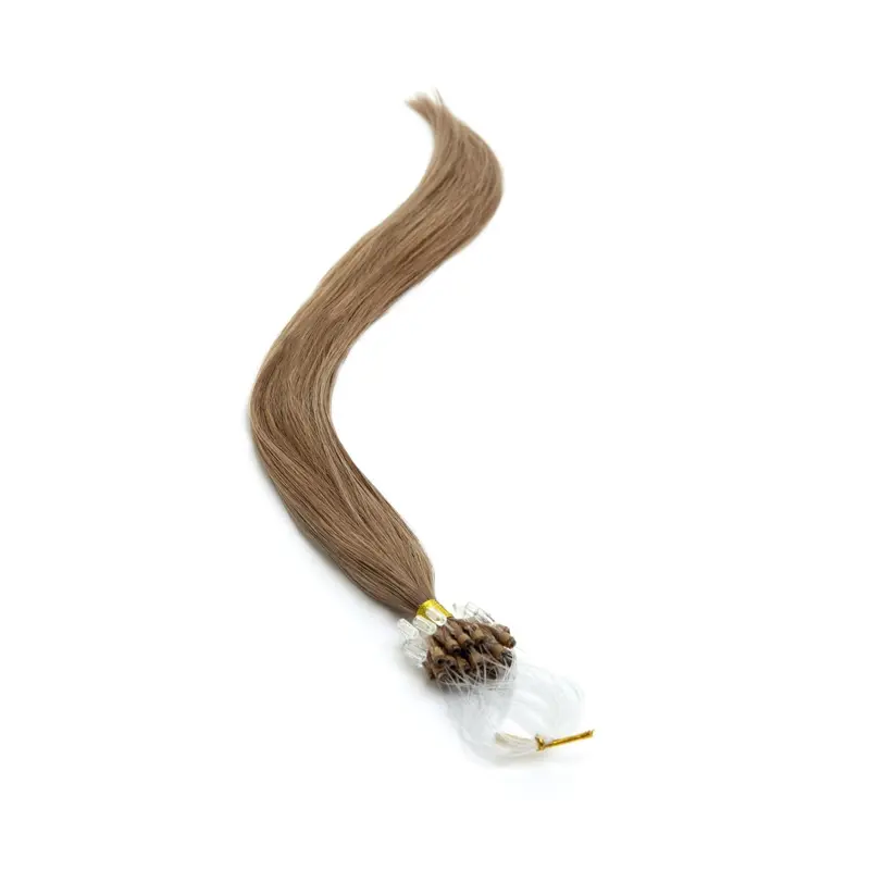 Micro Ring Hair Extensions | 22" | 100% Remy Hair, Glue-Free, High-Quality Human Hair 3