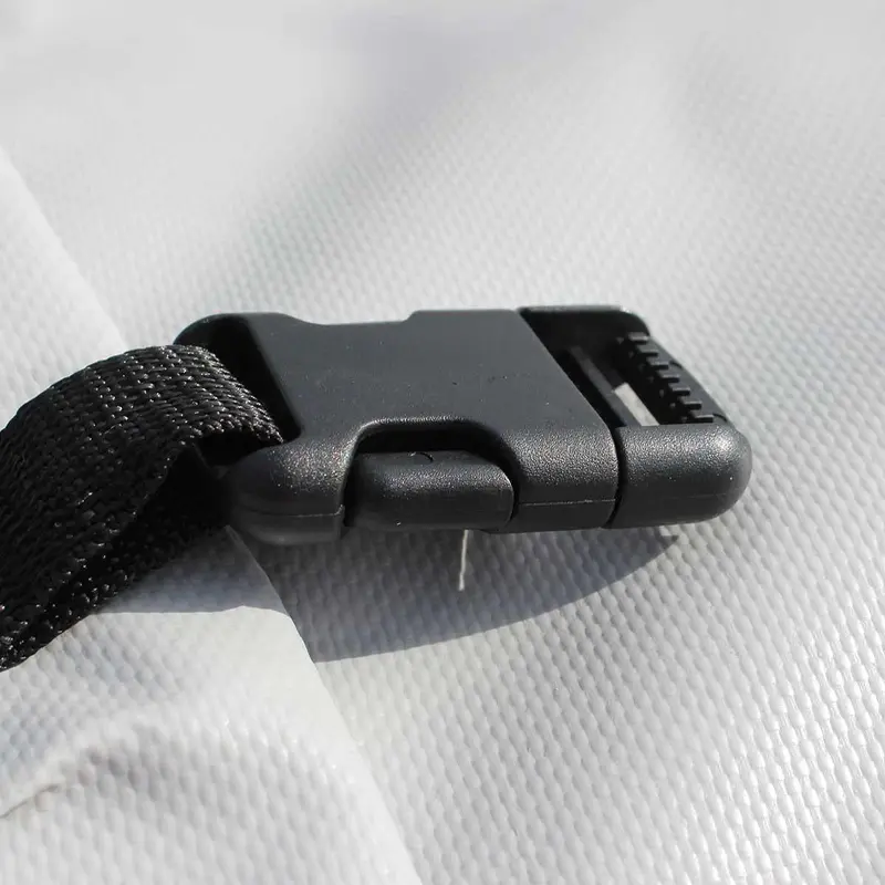 Solo Boat Cover - Boom Up - PVC Grey 5