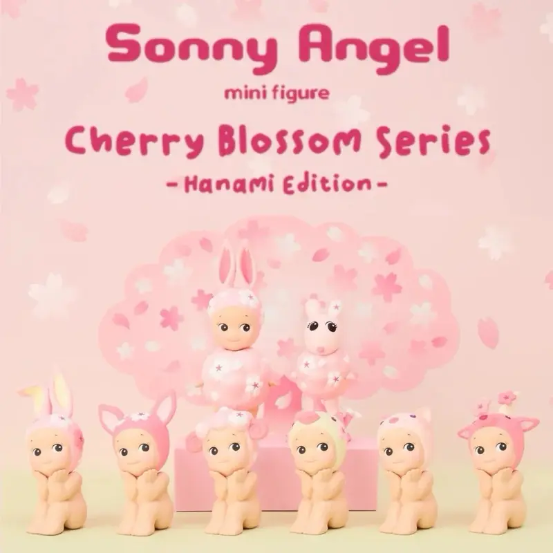 Sonny Angel Cherry Blossom Series - Hanami Edition Mini Figures Collectible Figurines - Perfect for Collectors and Fans