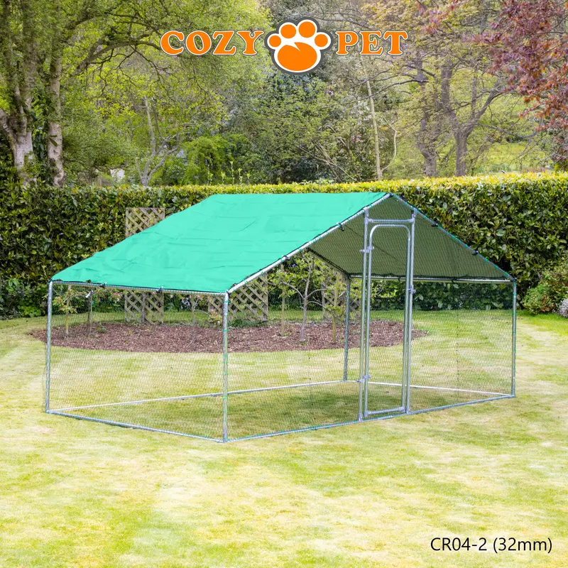 Chicken Run By Cozy Pet 4m X 2m 32mm Galvanised Steel Frame - CR04-2 (32mm) 5