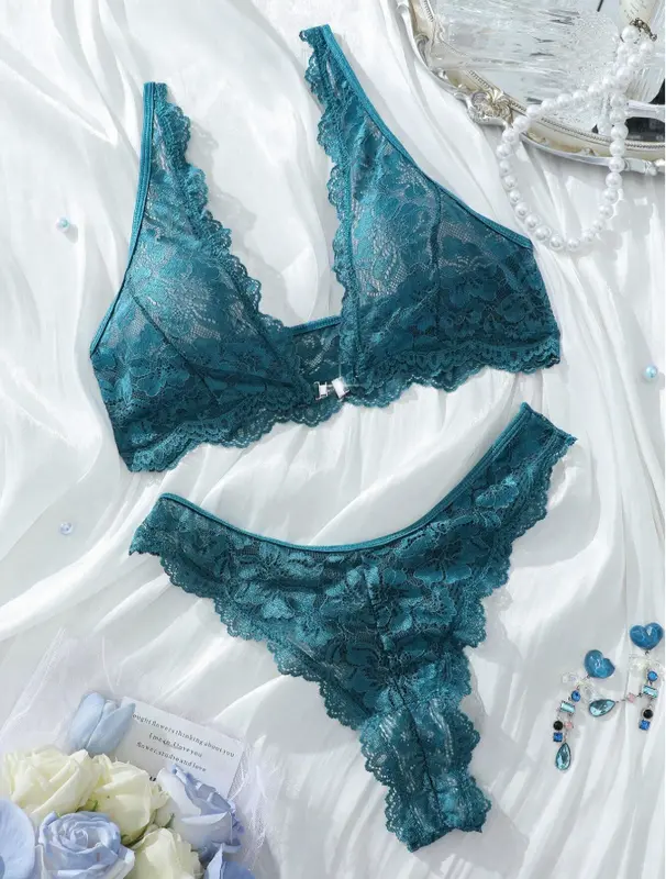 Ladies' Lace Underwear Set Lingerie, Bra & Panty Set 1