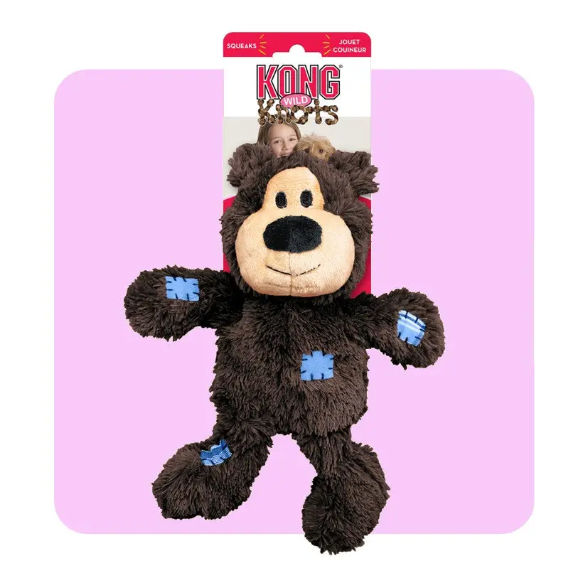 KONG Wild Knots Bear - Reinforced with Internal Rope Skeleton