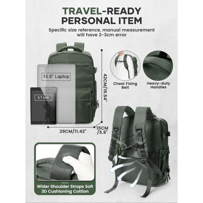 Large Capacity Vacuum Compression Backpack, Business Multifunctional Computer Bag, Traveler Essentials Backpack 1