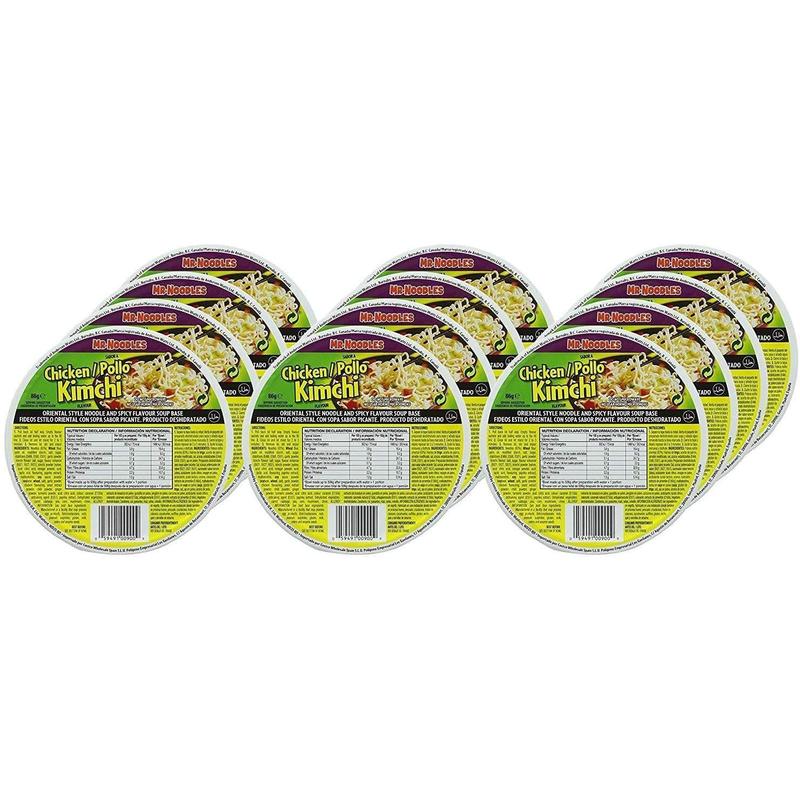 Mr. Noodles Chicken Kimchi Flavour Instant Noodles (12 x 86g) – Spicy, Savoury & Ready in Minutes 0