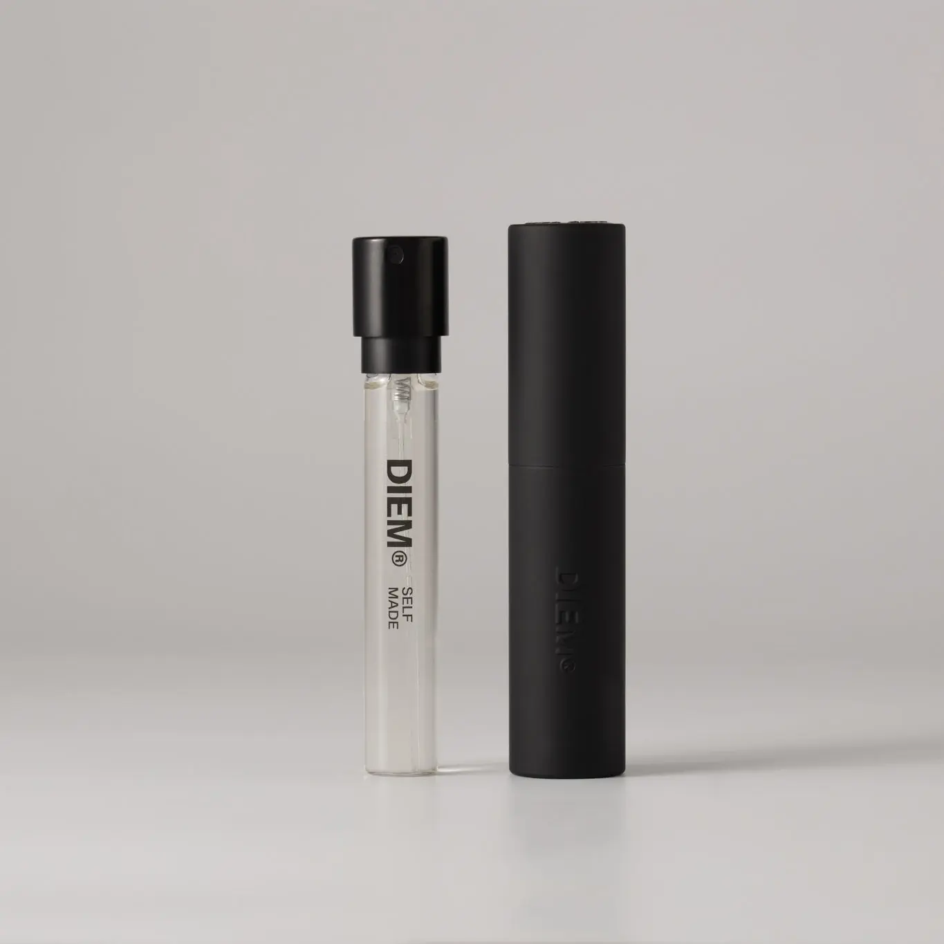 DIEM Starter Set - Obsidian Black Fragrance Case | 10ml Refill | 2 Samples | Natural, Long-lasting, Vegan & Cruelty Free Fragrances