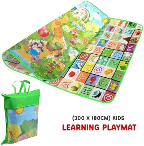 2 Sided 200X180cm Kids Crawling Educational Game Soft Foam Picnic Carpet Play Mat fisher price  monkey  playmat 5