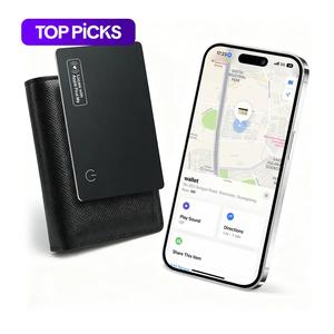 Wallet Tracker Card, Wireless Charging Wallet Locator, Smart Tracker for Wallet(iOS Only), Wireless Positioning Tracker, Luggage, Phone, Passport & Other Items Tracking