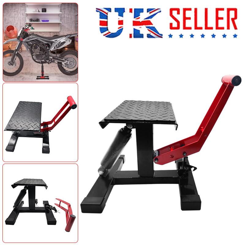 Motorcycle Hydraulic Lift Stand Workshop Motorbike Table Bench Lift Jack Stand 0