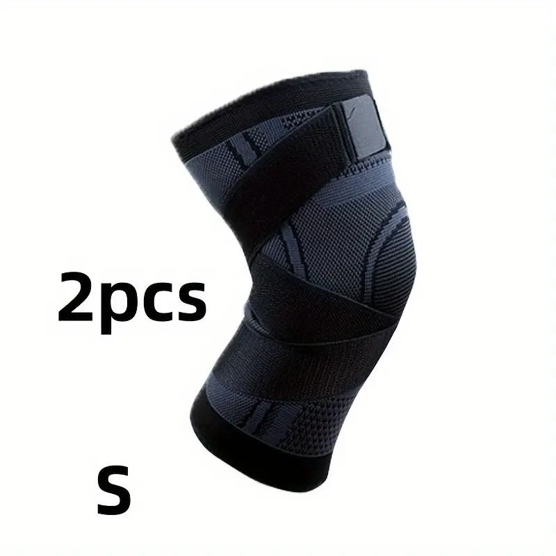 The 2pcs Short Knee Pads Offer Maximum Knee Support for Both Men And Women, Featuring Adjustable Straps for Running, Cycling, And Workouts. 2