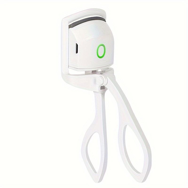 HGS    USB Rechargeable Electric Eyelash Curler - Compact, Lightweight, Ergonomic Design for Travel Touch-Ups, White & Pink Options, 150mAh Battery 6