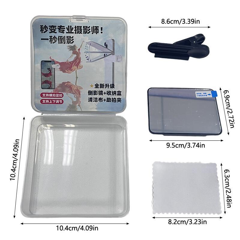 Sky Mirror Phone Reflector Shooting Clip Travel Phone Adjustable Angle Reflector Portable Smartphone Cellphone 4