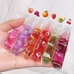 Fruit Lip Oil, 6 Counts/set Moisturizing Lip Balm, Hydrating Lip Care Product for Dating and Daily Use, Summer Gift, Lip Gloss, Hydrate