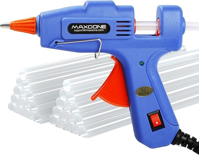 Product Introduction of Upgraded 20W Mini Hot Glue Gun with 30pcs 7mm x 130mm Glue Sticks – Fast Heating for DIY Crafts & Home Repairs 10