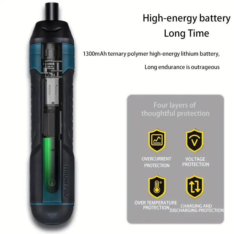 Electric Screwdriver 3.6V Small 2/20pcs/105pcs Multifunctional Torque Adjustable Straight Handle Disassembly Screwdriver, with Lithium Battery Screwdriver, Mini Portable Tool Complete, Suitable for Home Equipment Maintenance and Repair 3