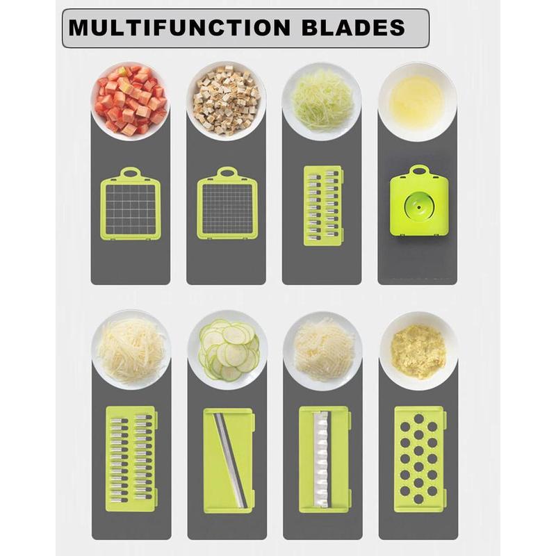 16 in 1 Vegetable Chopper Salad Fruit Mandolin Slicer Food Dicer Cutter Peeler. Kitchen Utensils 4