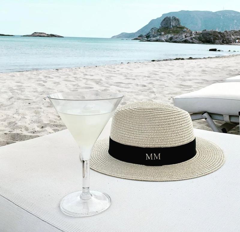 Personalised Straw Panama Hat 1