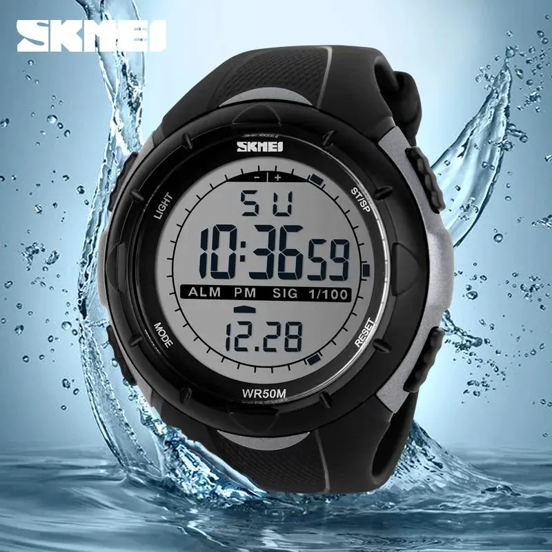 Men’s Digital Military Sports Watch – Waterproof, Shock-Resistant Outdoor Wristwatch with Alarm & Backlight 5