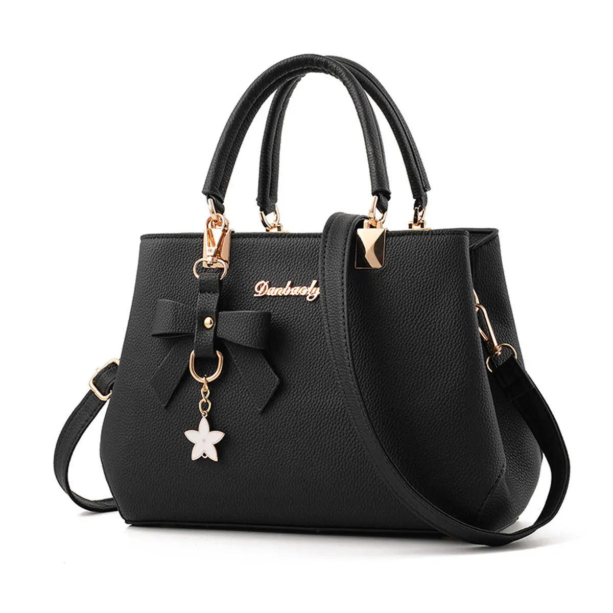 Ladies Handbag Designer Shoulder Tote Bag Women Purse Crossbody Handbag Black~